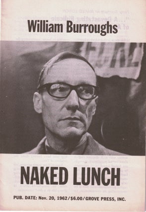 Item #22017 Naked Lunch. William BURROUGHS