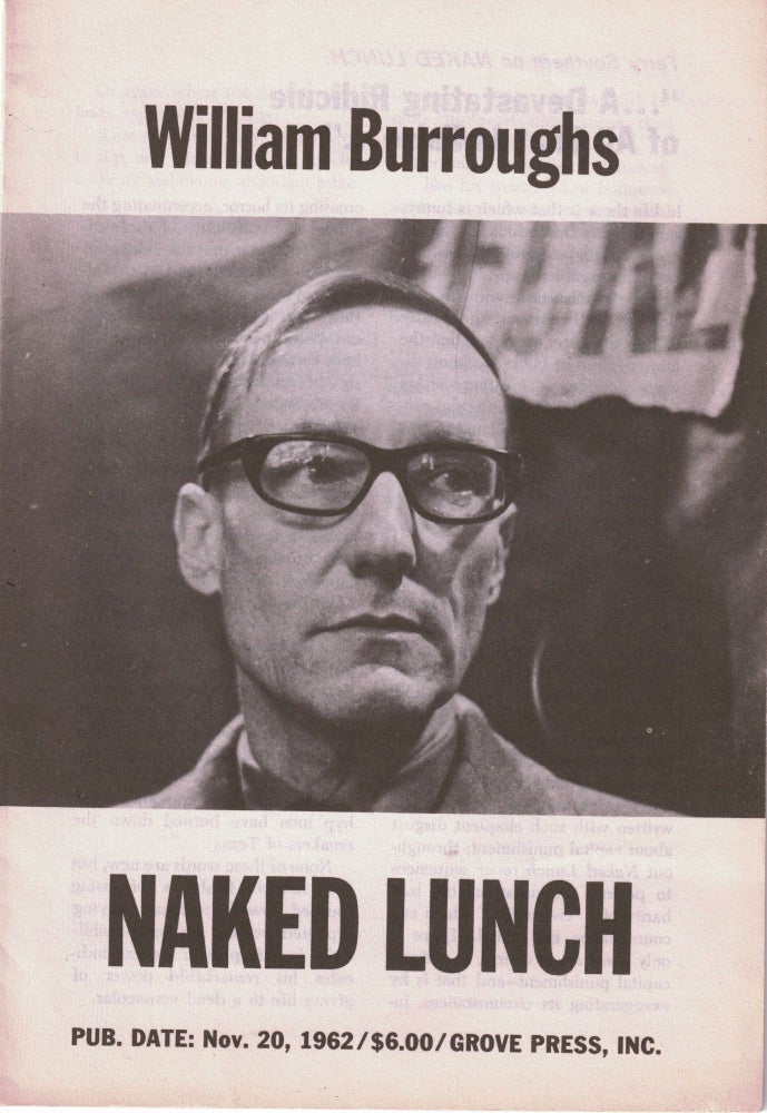 Item #22017 Naked Lunch. William BURROUGHS.